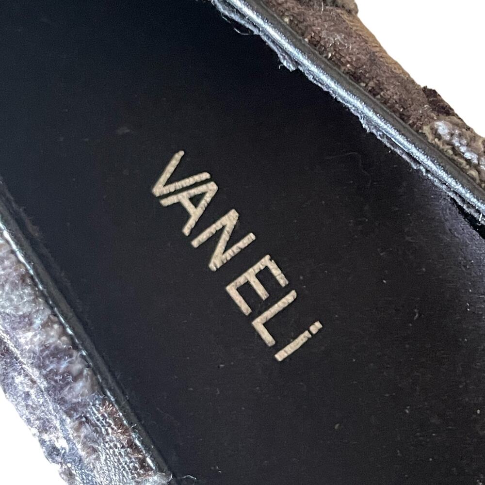 Vaneli black flats shoes loafers slip on textured non slip tassels casual size 7 - Picture 8 of 8